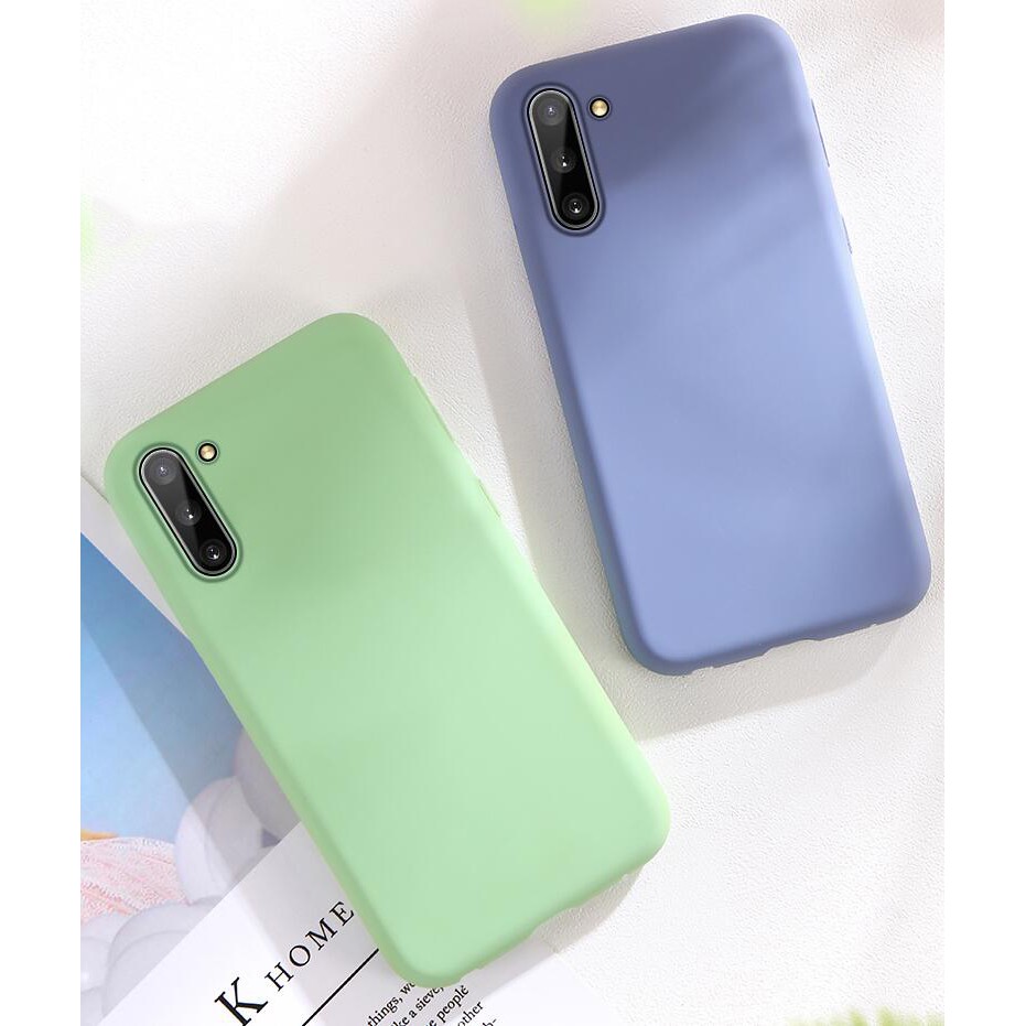 Samsung Galaxy Note 10 Plus Liquid Silicone Soft Baby-Skin Feeling Shockproof Case Cover