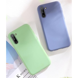 Samsung Galaxy Note 10 Plus Liquid Silicone Soft Baby-Skin Feeling Shockproof Case Cover