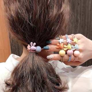 Cột tóc hình thỏ xinh xắn