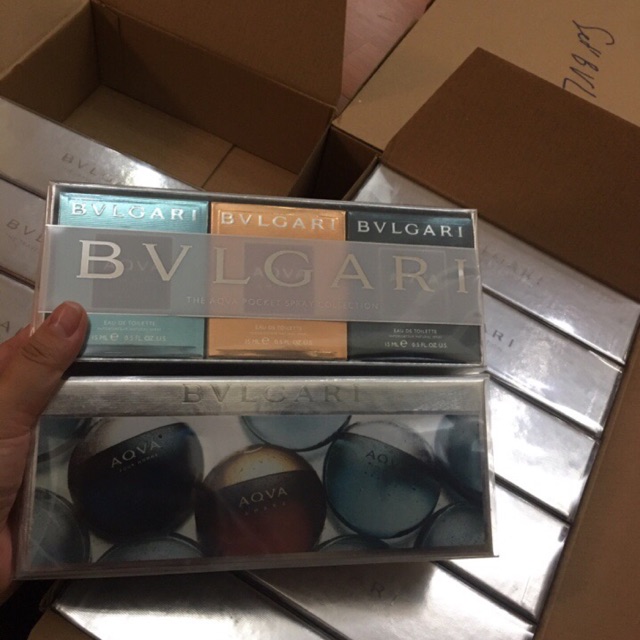 Gift Set Nước Hoa Bvlgari Aqva