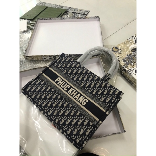 TÚI DIOR TOTE THÊU TÊN THEO YÊU CẦU