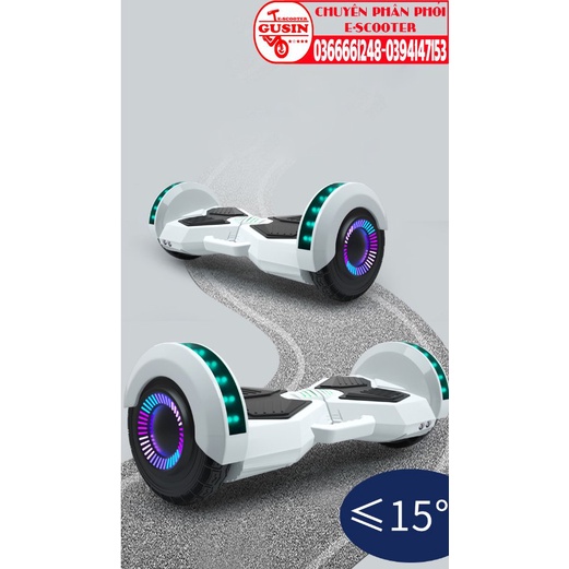 Xe điện cân bằng 8INCH, E-scooter GuSin có video test xe - GuSin bảo hành chính hãng 2 năm