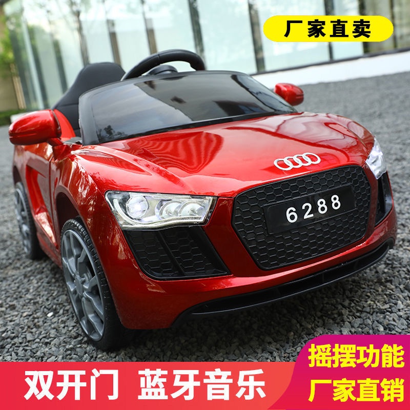 HOTXe ô tô điện trẻ em 4 bánh có điều khiển từ xa có thể ngồi trên xe đẩy trẻ em 4 bánh, ô tô sạc điện đồ chơi cho bé ng