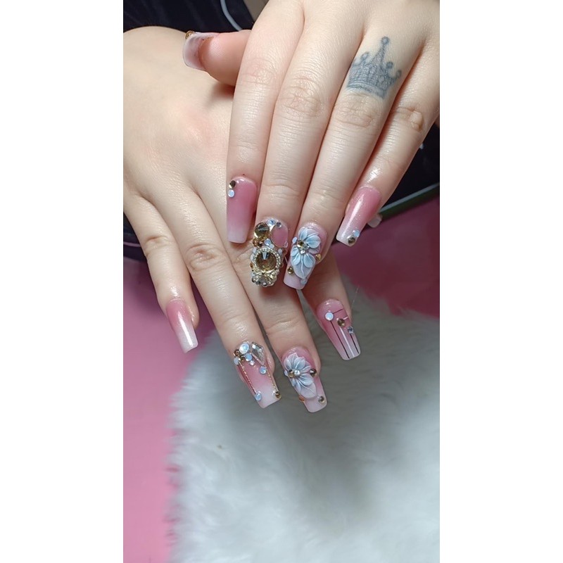 Hoa bột nail ( hoa tay )