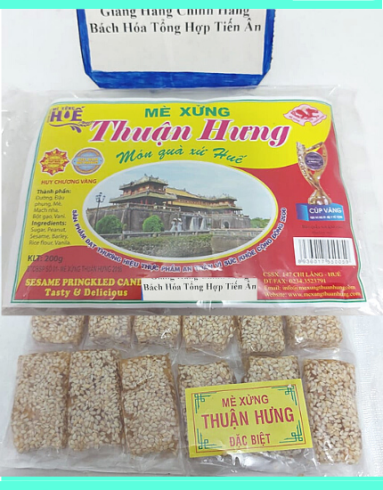 Kẹo Mè Xửng Mè Xửng Huế 200g - 250g 380g ( Đặt sản Việt )