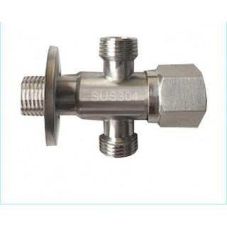 Van giảm áp lực nước chữ T chia nước Inox 304