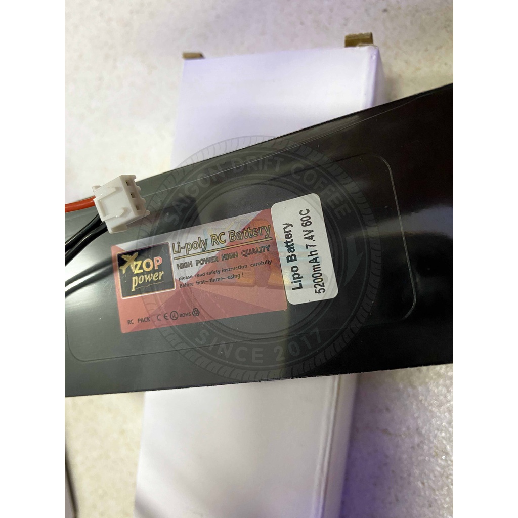 PIN LIPO HARDCASE 2S 5200 30C ZOPPOWER
