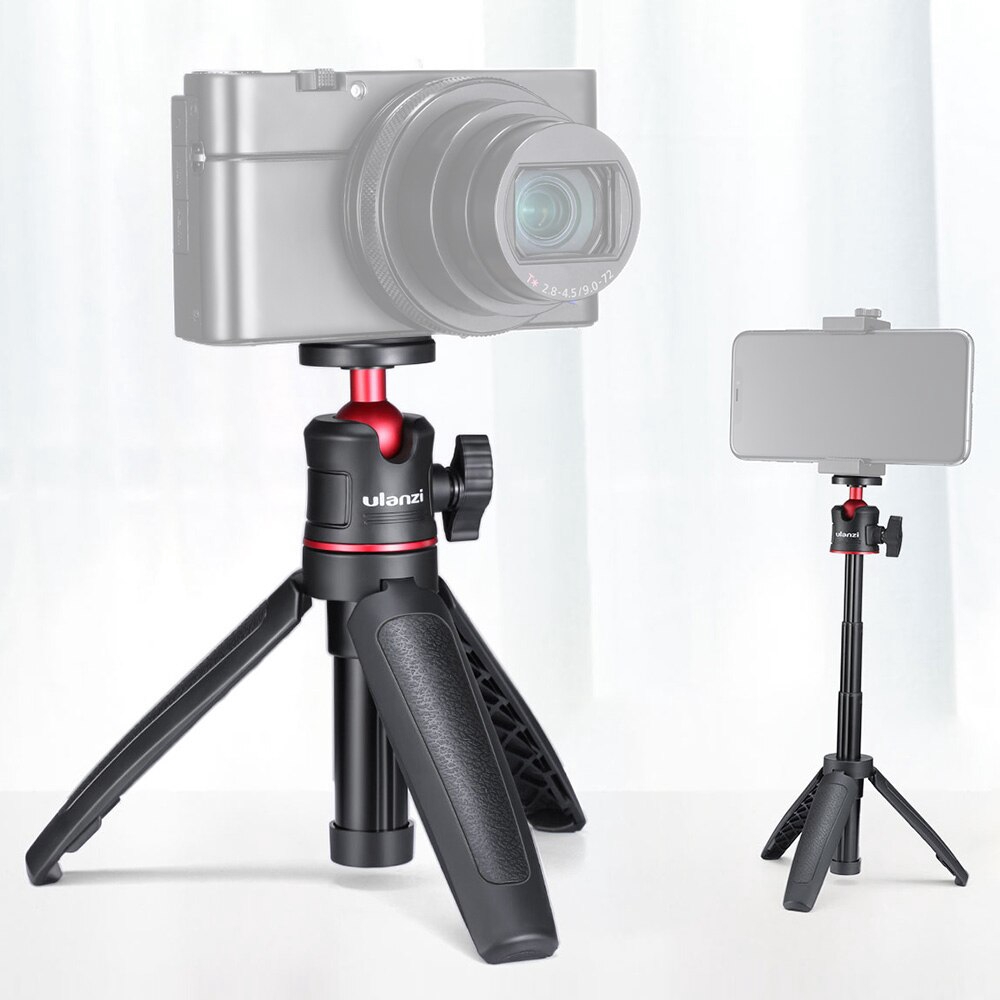 ulanzi MT-08 Mini Extendable Desktop Tripod Handheld Photography Bracket Stand with Flexible Ballhead for Selfie Travel vlog