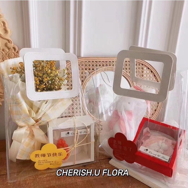 Túi xách trong suốt, túi quà tặng PVC