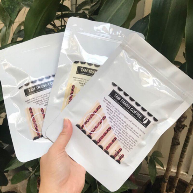 Tắm Trắng Cà Phê - Tắm Trắng Cafe 3 Gói (Lướt Xem Hình Thật Kế Bên)