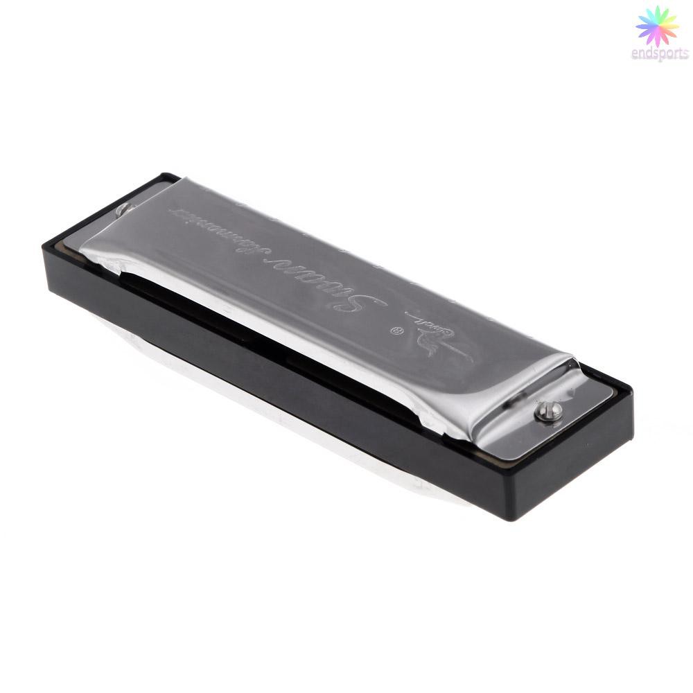 [Ready Stock] Swan Diatonic Harmonica 10 Holes Blues Harp Mouth Organ Key of G Reed Instrument with 