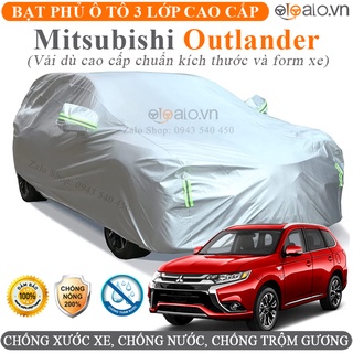 Bạt trùm che phủ dành cho xe Mitsubishi Outlander vải dù oxford 3 lớp cao cấp - OTOALO