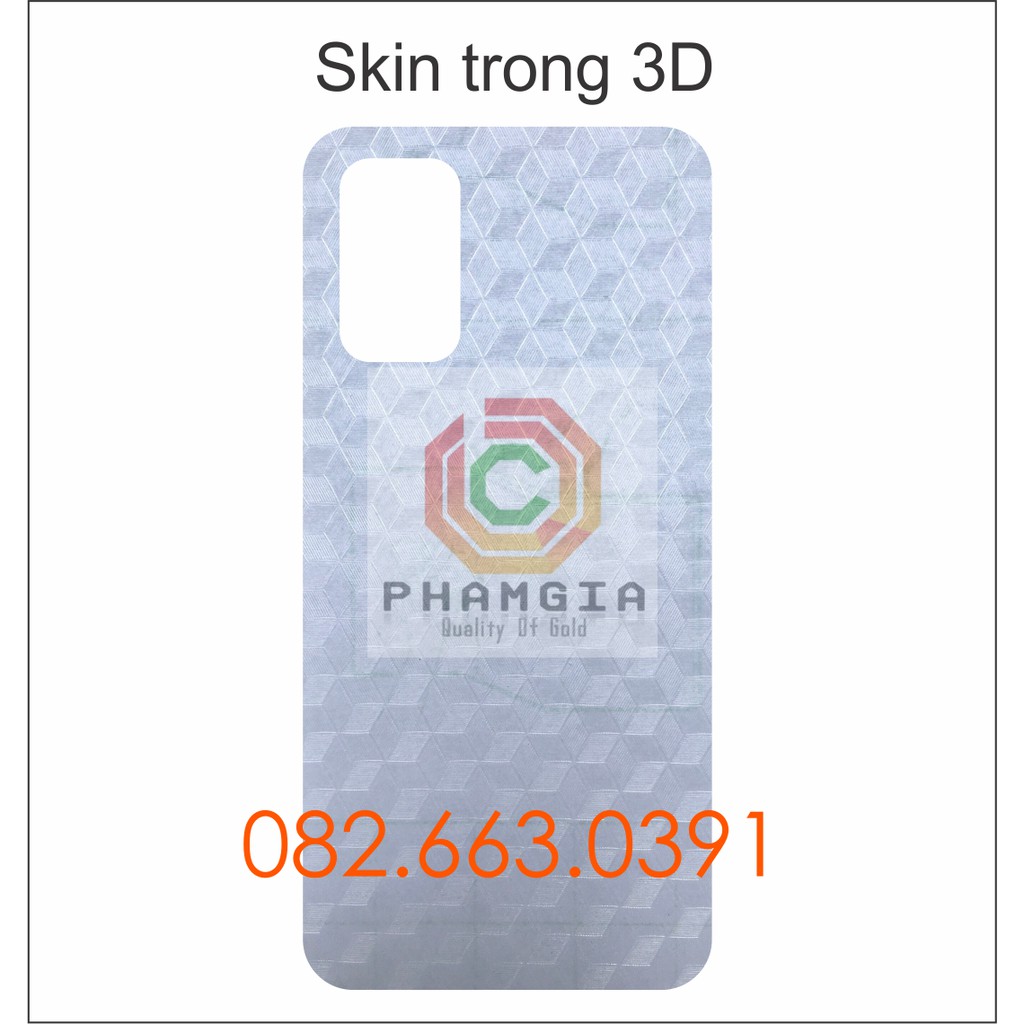Miếng dán mặt lưng skin carbon Xiaomi Redmi 9T (2021)