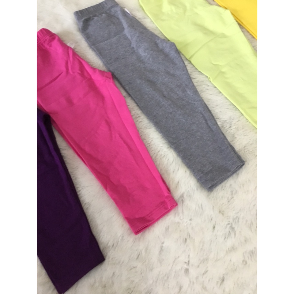 Quần Legging trơn  cho bé dưới 24 kg