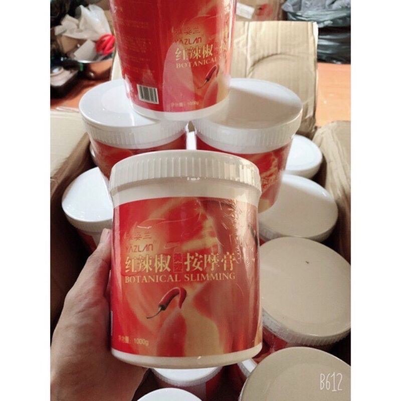 KEM TAN MỠ ỚT 1000g giảm béo body