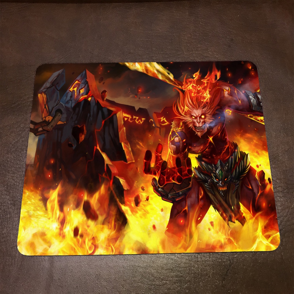 Lót chuột máy tính League of Legends WUKONG - Mẫu 1 Mousepad cao su êm ái, nhận in theo yêu cầu