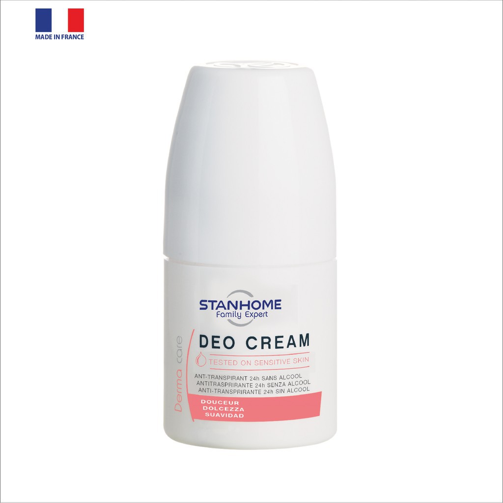 Lăn khử mùi không cồn Stanhome Family Expert deo cream 50ml