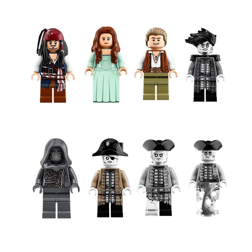 Mô Hình Nhân Vật Jack Sparrow Phim Cướp Biển Vùng Caribbean 4.5cm