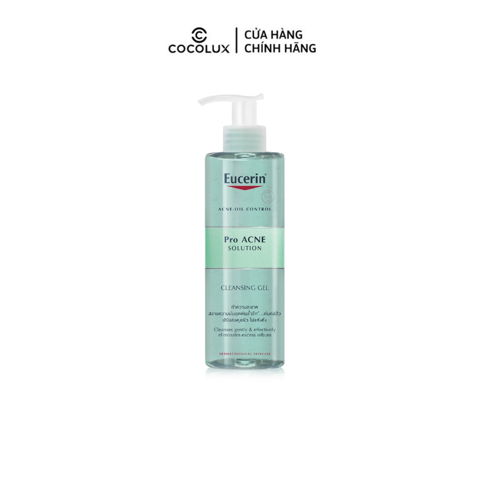 Gel Rửa Mặt Eucerin Dành Cho Da Mụn 400ml Cocolux