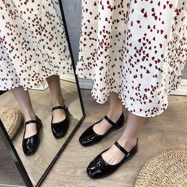 Giày bệt nữ HÀI DA BÓNG điệu đà | BigBuy360 - bigbuy360.vn