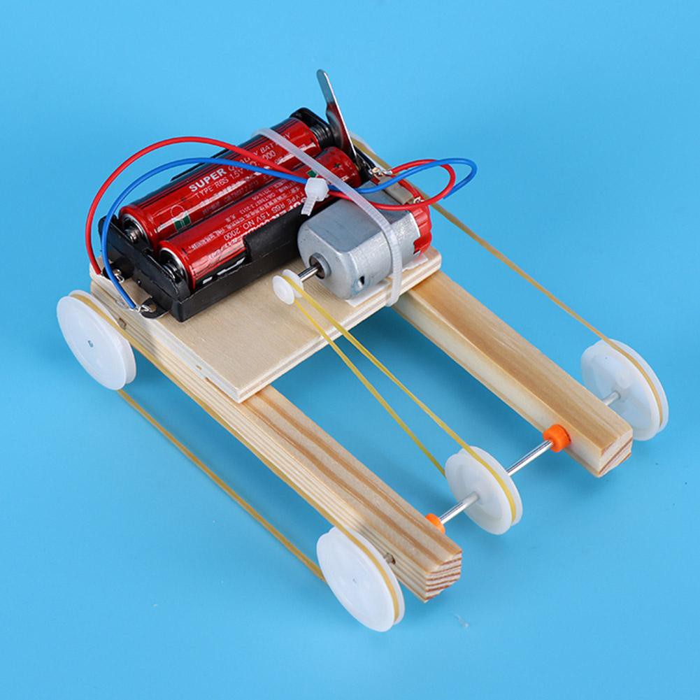 Mô hình xe trượt điện tự lắp ráp bằng gỗ tự hoàn thành