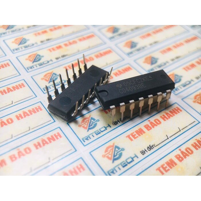 Combo 6 chiếc CD4093BE, CD4093 Dip 14 Hàng nhập khẩu