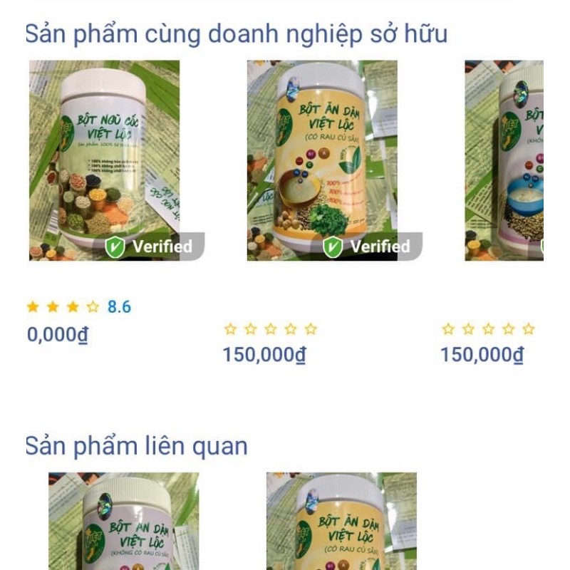 Bột ăn dặm việt lộc🍀FRESHIP🍀4m-10m an toàn-dinh dưỡng-500gr