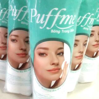 Combo 10 gói Bông trang điểm Puffme.