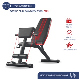 Ghế tập tạ đa năng, tập gym, ghế nằm đẩy tạ , gấp gọn P189 (1 đổi 1 trong 7 ngày)