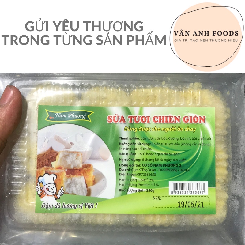 Bánh sữa tươi chiên giòn hộp 12c (Chỉ nhận giao hàng tại Hà Nội)