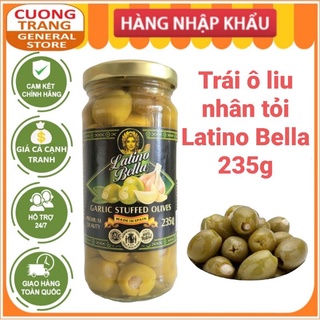 Trái Ô liu nhân tỏi Latino Bella 235g