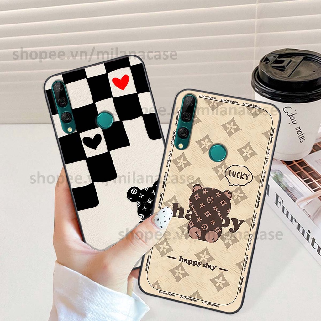 Ốp Huawei Y9 2019 / Y9 Prime 2019 gấu be@rBrick gấu Teddy Kaws siêu đẹp, phong cách, cá tính