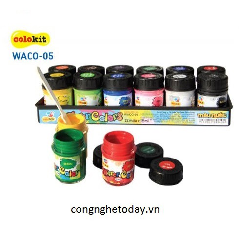 Màu nước Thiên Long WACO 05 ( 12 màu)