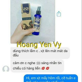 XỊT TÓC THUỐC BẮC 22 VỊ