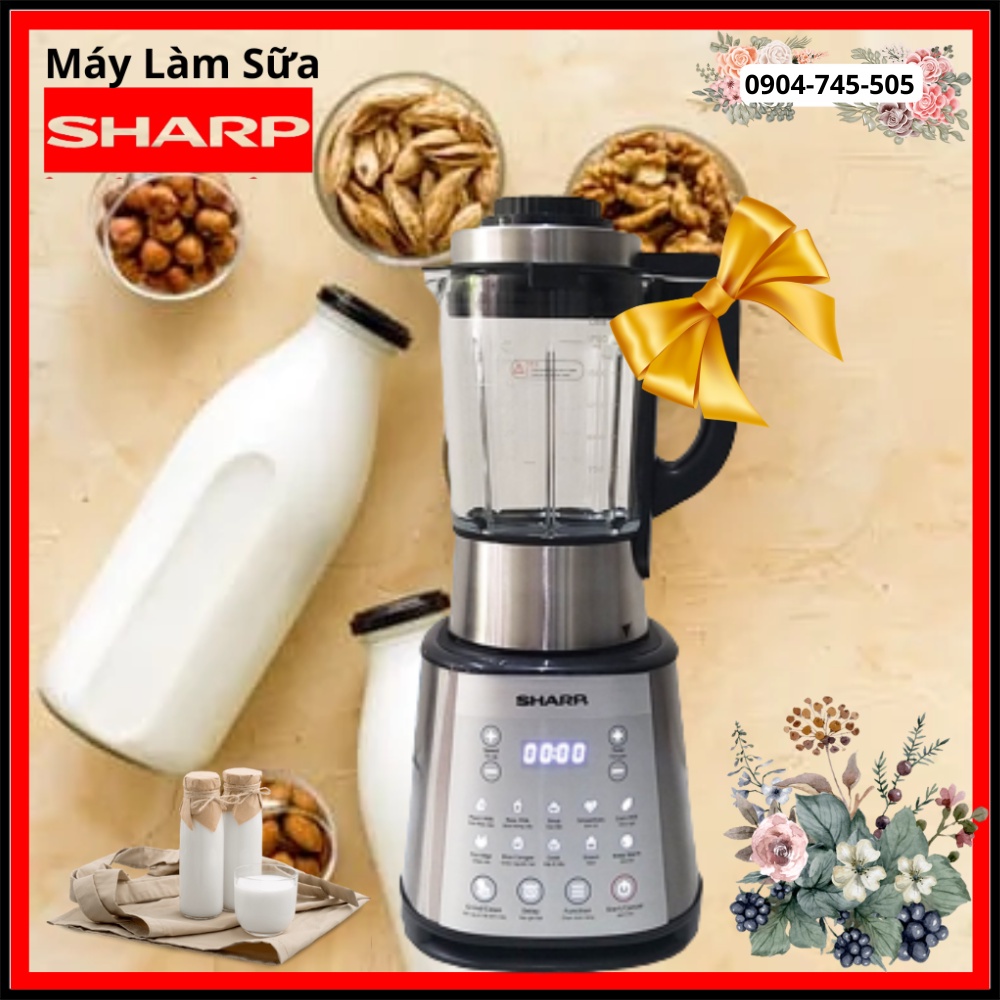 Máy làm sữa hạt,Máy nấu sữa hạt công suất 1800W dung tích 1.75L xay nấu đa năng bảo hành 24 tháng