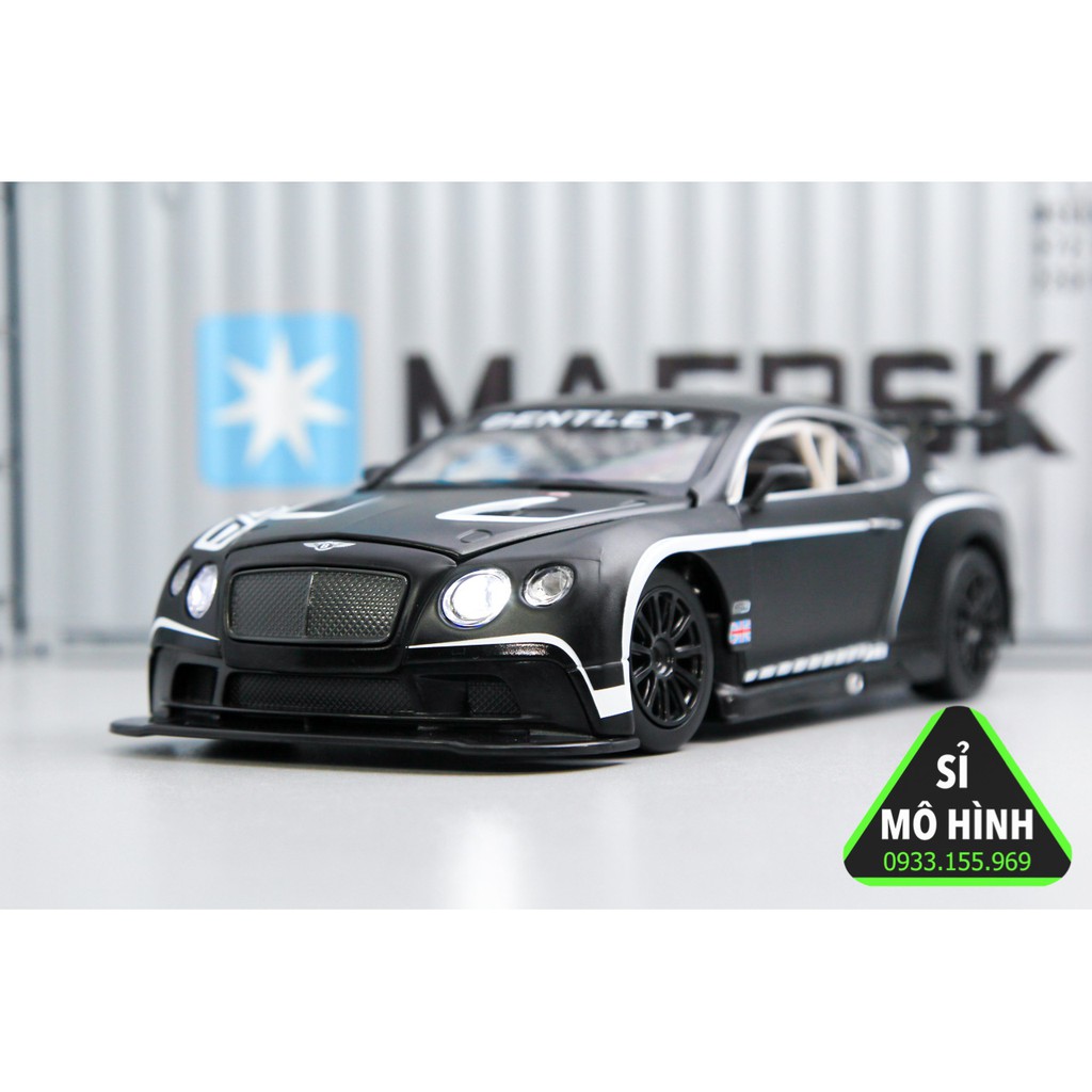 Mô hình xe đua Bentley GT3 1:24 Đen
