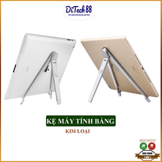 GIÁ ĐỠ IPAD gấp gọn hợp kim nhôm đế tam giác tiện dụng,kệ đỡ ipad điện thoại nhỏ gọn - DITECH88