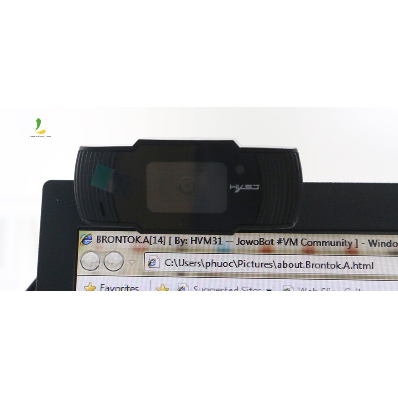 Webcam HXSJ S70 - Hỗ trợ micro có khả năng chống ồn hiệu quả -Hàng chính hãng