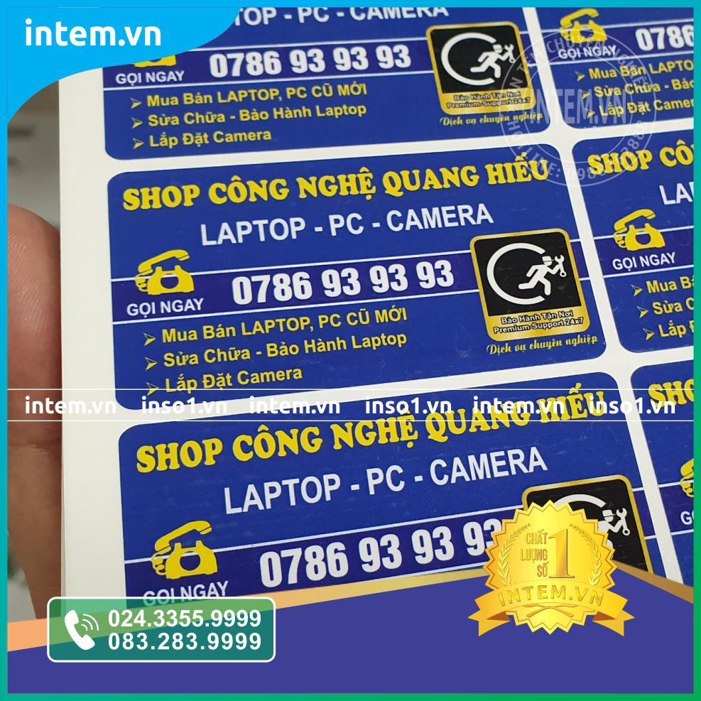 IN TEM DÁN QUẢNG CÁO MÁY TÍNH