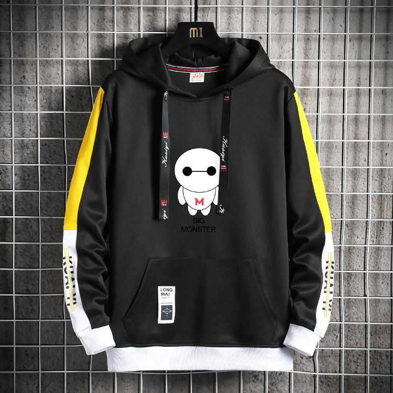 Áo Hoodie in hình hoạt hình ngộ nghĩnh cho nam | BigBuy360 - bigbuy360.vn