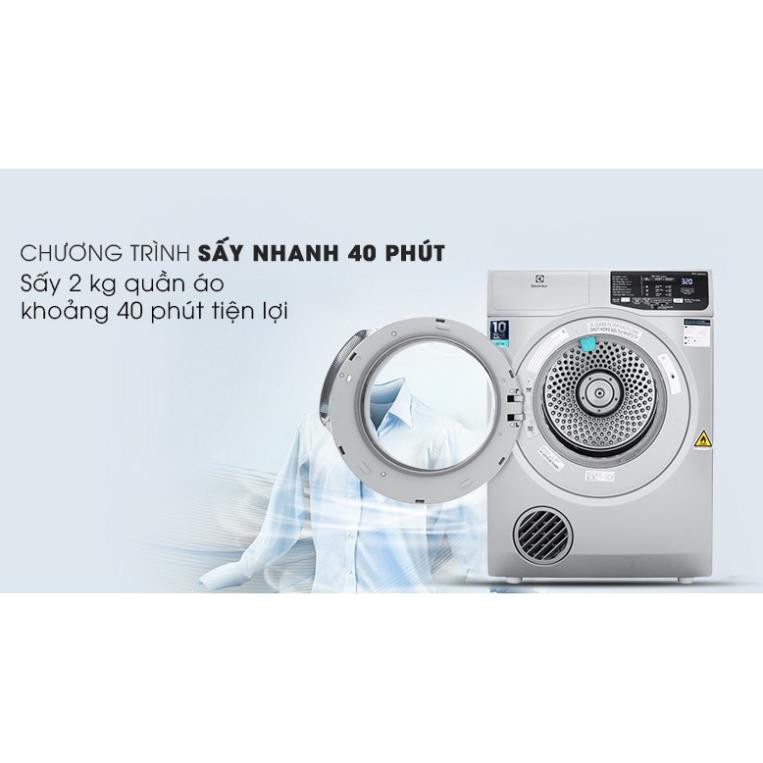 Máy Sấy Electrolux 8 kg EDS805KQSA