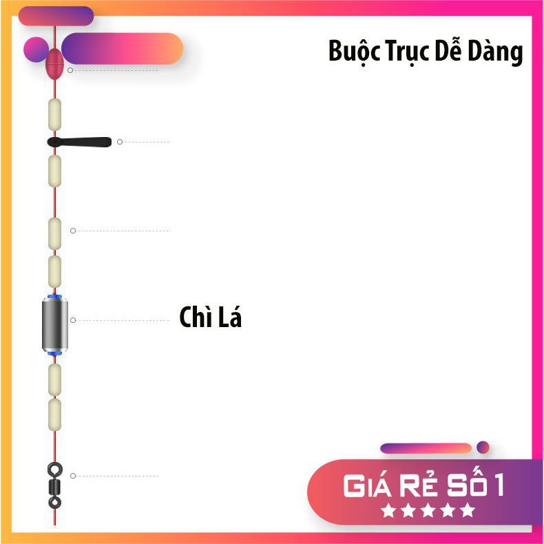 [Hàng Chất Lượng] Chì Câu Cá - Chì lá câu cá 40 lá Chuyên buộc trục câu đài