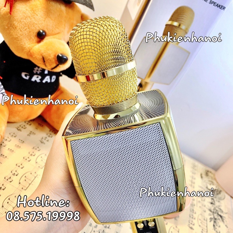 Mic Hát Karaoke YOSU91 YS901,Không dây, Thu âm chuẩn, Âm to, Bảo hành đổi trả miễn phí