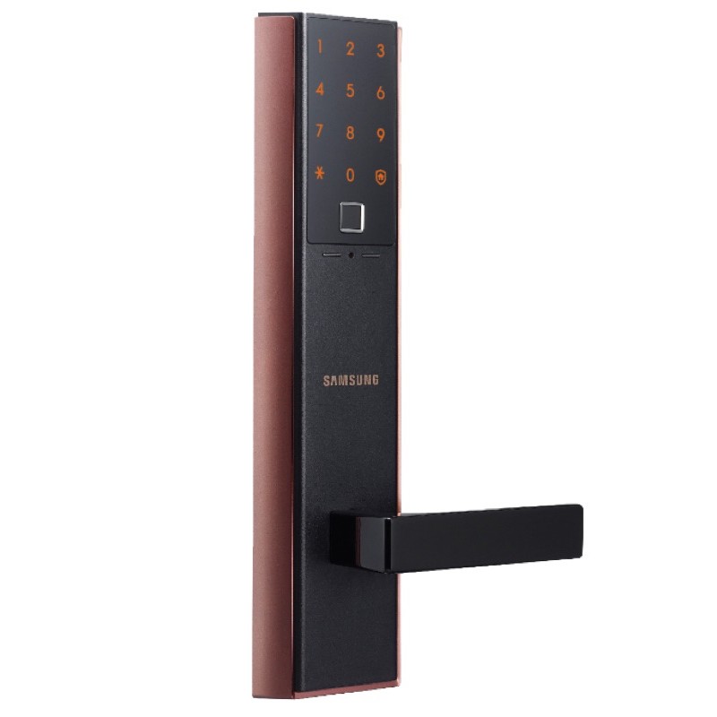 Khóa cửa điện tử Samsung SHP-DH538 mở cửa bằng vân tay, mã số, chìa cơ