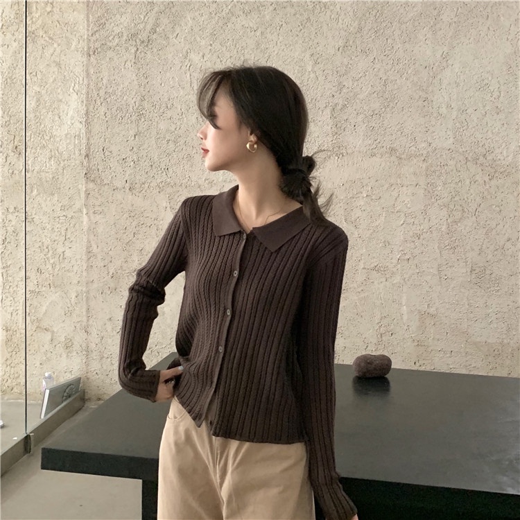  Áo Cardigan Dệt Kim Tay Dài Thiết Kế Đơn Giản Cho Nữ | BigBuy360 - bigbuy360.vn