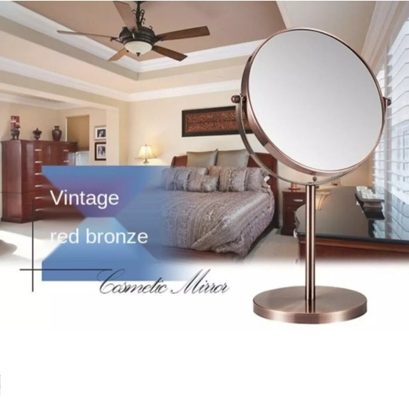 Gương trang điểm cỡ lớn xoay 360 độ - Gương để bàn 2 mặt cỡ đại siêu đẹp