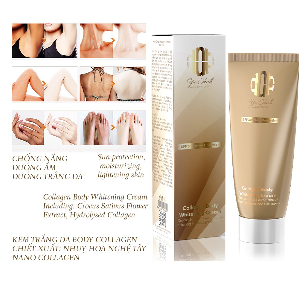 KEM TRẮNG DA BODY COLLAGEN  "COLLAGEN BODY WHITENING CREAM" YI OANH COSMETICS | BigBuy360 - bigbuy360.vn