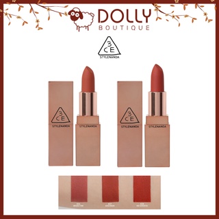 SON THỎI 3CE MATTE LIP COLOR 2018 Vỏ Vàng 227 và 228