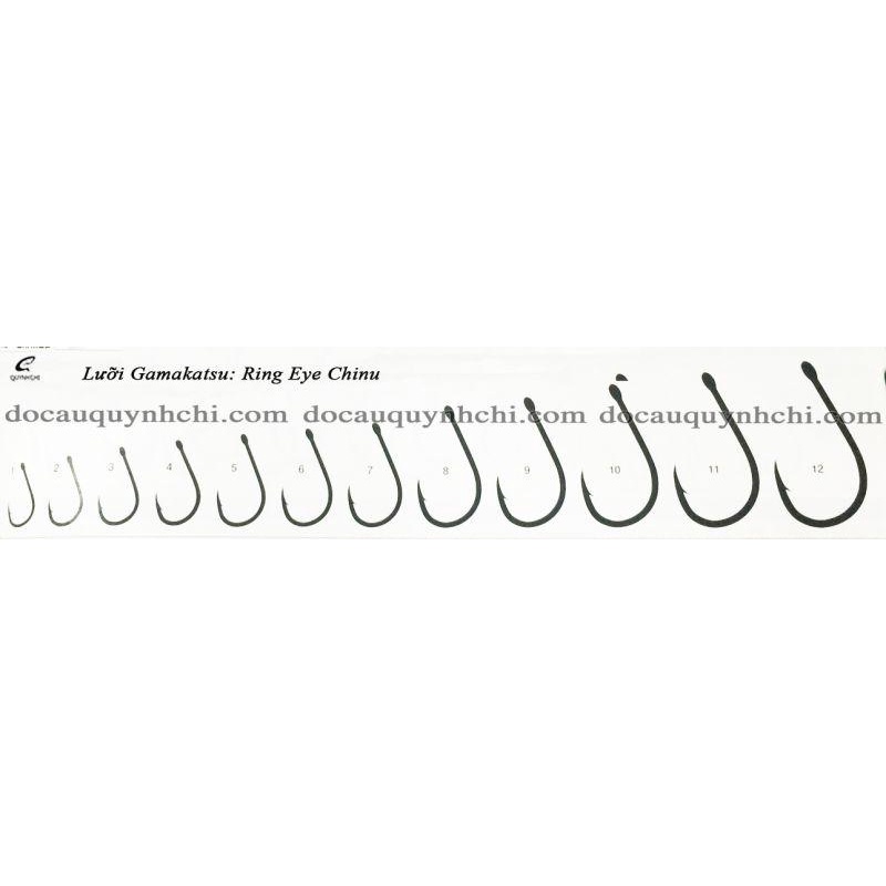 LƯỠI 1 GAMAKATSU CHINU RING EYE NSB 66810 - LƯỠI ĐÀI LƯỠI CÂU ĐƠN GAMAKATSU