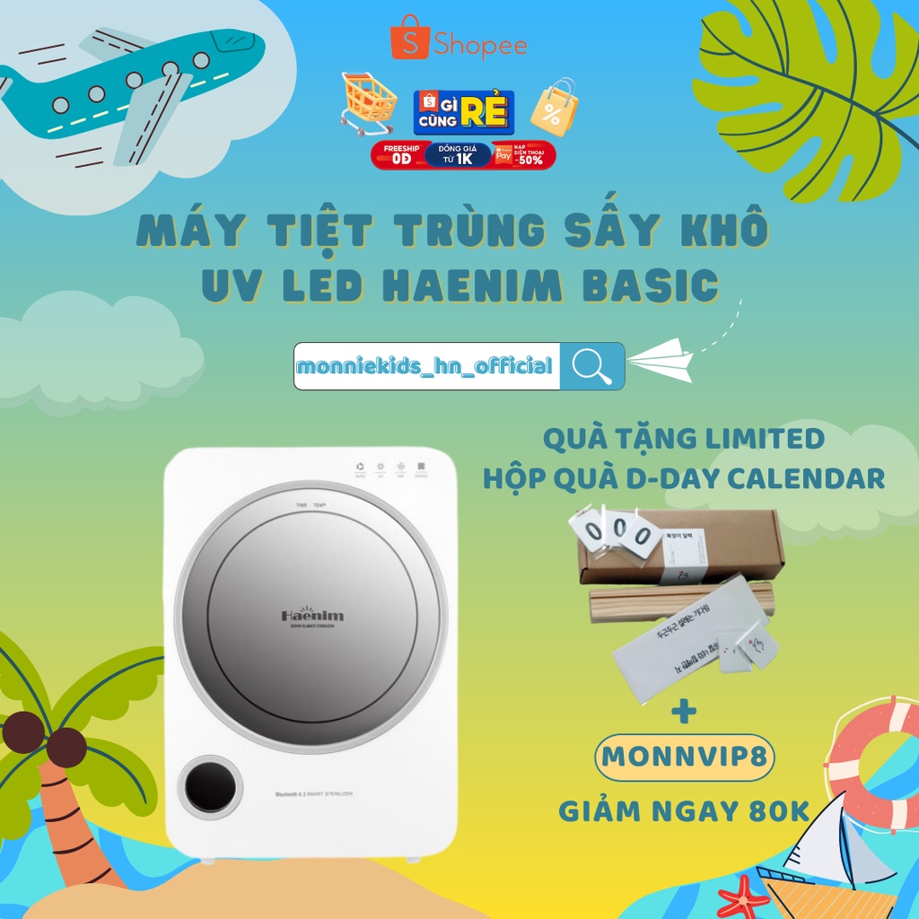 [MẪU MỚI] MÁY TIỆT TRÙNG ĐA NĂNG HAENIM UV BASIC LED